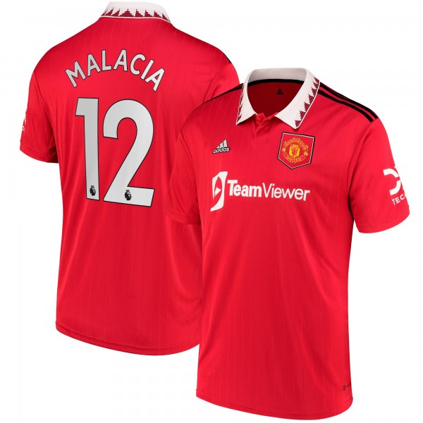 Игровая форма  Tyrell Malacia Manchester United adidas 2022/23 Home Replica Player - Red