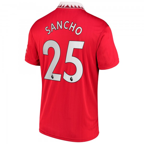 Игровая форма  Jadon Sancho Manchester United adidas 2022/23 Home Replica Player - Red