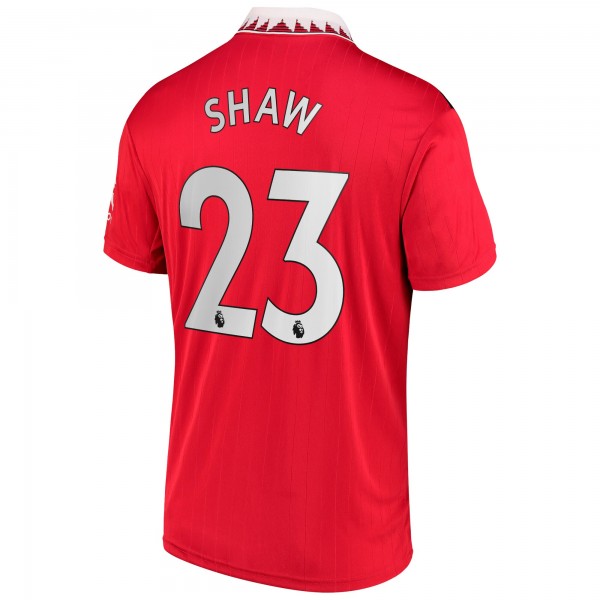 Игровая форма  Luke Shaw Manchester United adidas 2022/23 Home Replica Player - Red
