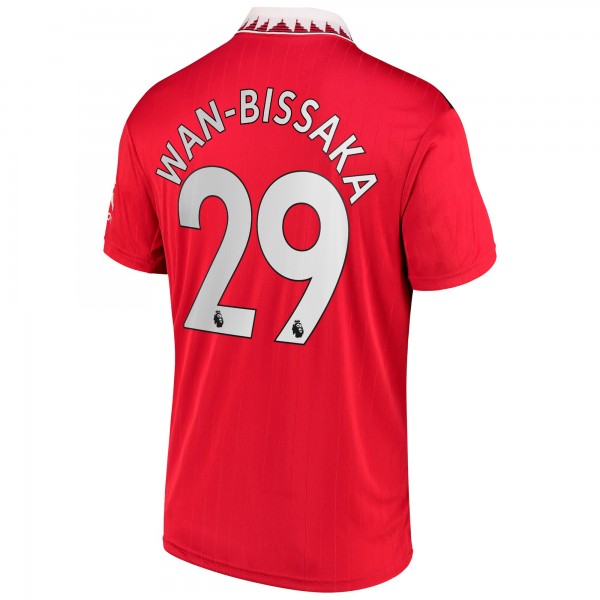 Игровая форма  Aaron Wan-Bissaka Manchester United adidas 2022/23 Home Replica Player - Red