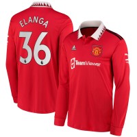 Игровая форма  Anthony Elanga Manchester United adidas 2022/23 Home Replica - Red