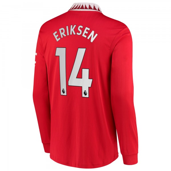 Игровая форма  Christian Eriksen Manchester United adidas 2022/23 Home Replica - Red