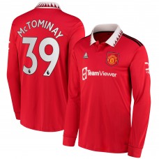 Игровая форма  Scott McTominay Manchester United adidas 2022/23 Home Replica - Red