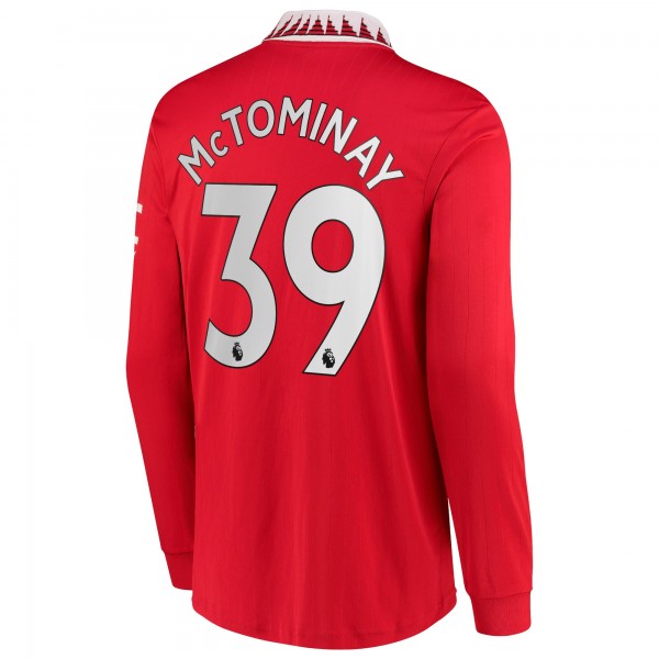 Игровая форма  Scott McTominay Manchester United adidas 2022/23 Home Replica - Red