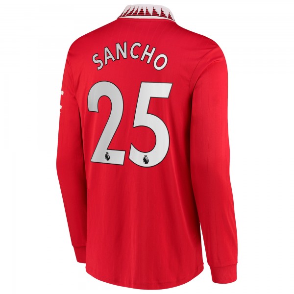 Игровая форма  Jadon Sancho Manchester United adidas 2022/23 Home Replica - Red