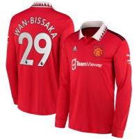 Игровая форма  Aaron Wan-Bissaka Manchester United adidas 2022/23 Home Replica - Red