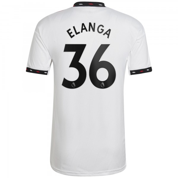 Игровая форма  Anthony Elanga Manchester United adidas 2022/23 Away Replica Player - White