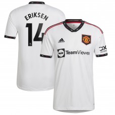 Игровая форма  Christian Eriksen Manchester United adidas 2022/23 Away Replica Player - White