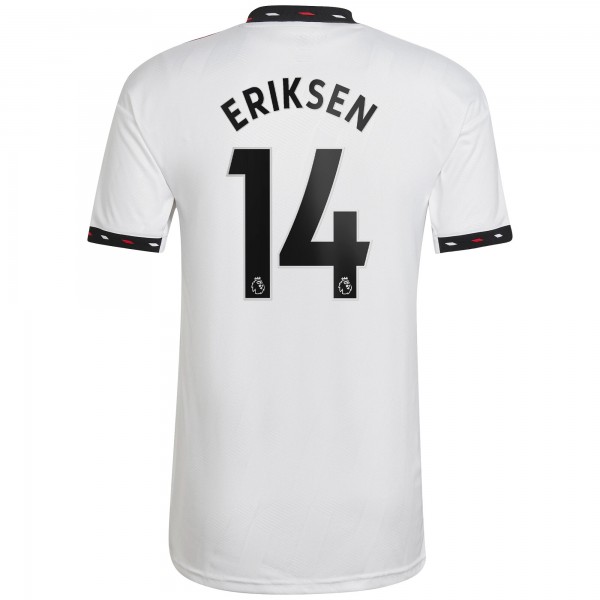 Игровая форма  Christian Eriksen Manchester United adidas 2022/23 Away Replica Player - White