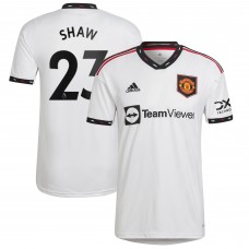 Игровая форма  Luke Shaw Manchester United adidas 2022/23 Away Replica Player - White