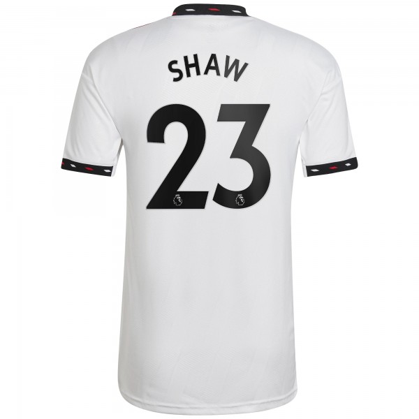 Игровая форма  Luke Shaw Manchester United adidas 2022/23 Away Replica Player - White