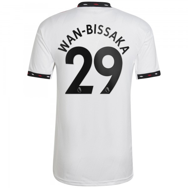 Игровая форма  Aaron Wan-Bissaka Manchester United adidas 2022/23 Away Replica Player - White