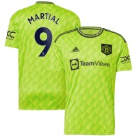 Игровая форма  Anthony Martial Manchester United adidas 2022/23 Third Replica Player - Neon Green