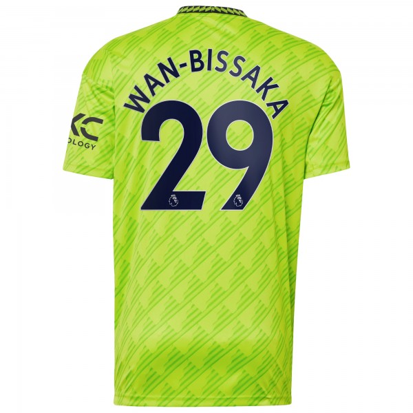 Игровая форма  Aaron Wan-Bissaka Manchester United adidas 2022/23 Third Replica Player - Neon Green