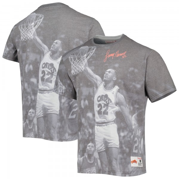 Футболка Larry Nance Cleveland Cavaliers Mitchell & Ness Above The Rim - Heather Gray