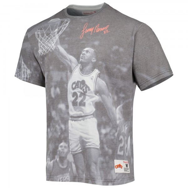 Футболка Larry Nance Cleveland Cavaliers Mitchell & Ness Above The Rim - Heather Gray
