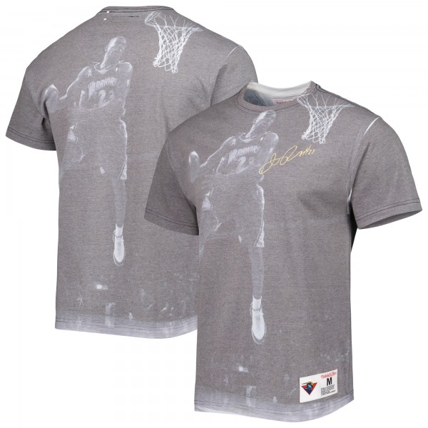 Футболка Jason Richardson Golden State Warriors Mitchell & Ness Above The Rim - Heather Gray