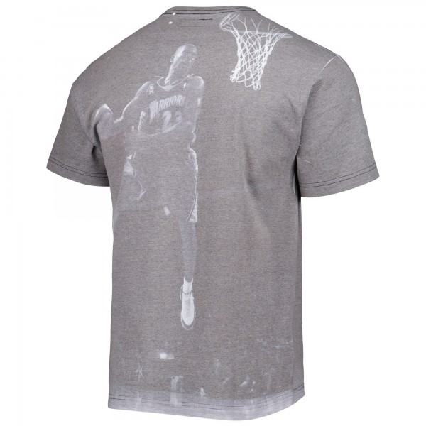 Футболка Jason Richardson Golden State Warriors Mitchell & Ness Above The Rim - Heather Gray