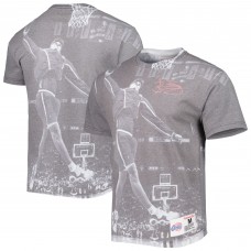 Футболка Brent Barry LA Clippers Mitchell & Ness Above The Rim - Heather Gray