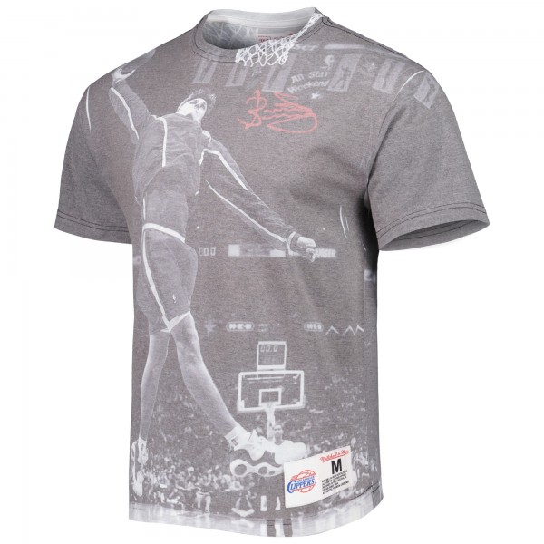 Футболка Brent Barry LA Clippers Mitchell & Ness Above The Rim - Heather Gray