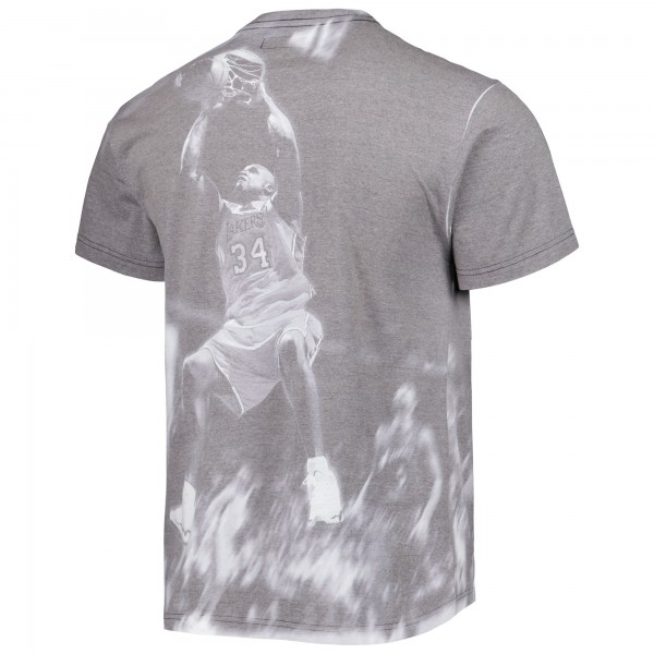 Футболка Shaquille ONeal Los Angeles Lakers Mitchell & Ness Above The Rim - Heather Gray