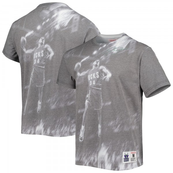 Футболка Ray Allen Milwaukee Bucks Mitchell & Ness Above The Rim - Gray