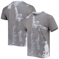 Футболка Dwyane Wade Miami Heat Mitchell & Ness Above The Rim - Heather Gray