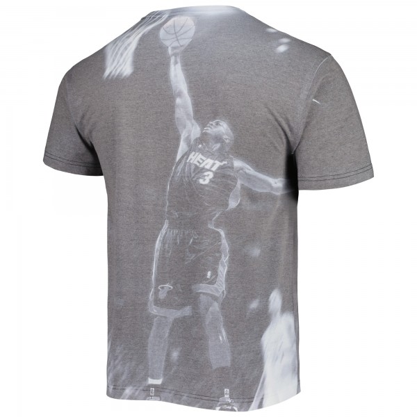 Футболка Dwyane Wade Miami Heat Mitchell & Ness Above The Rim - Heather Gray
