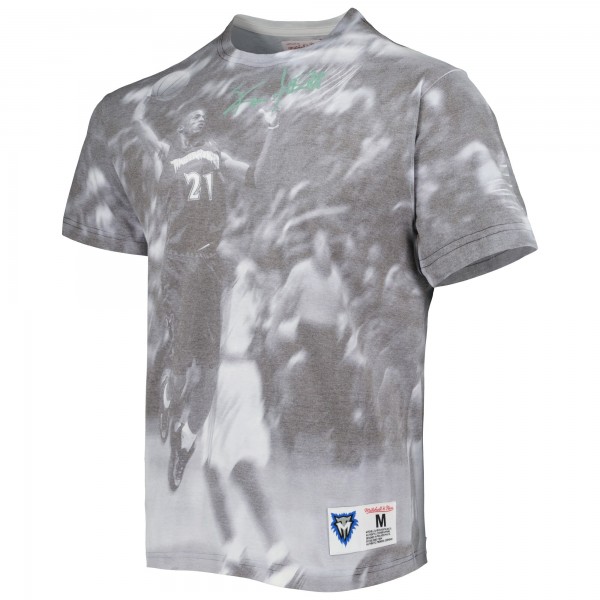 Футболка Kevin Garnett Minnesota Timberwolves Mitchell & Ness Above The Rim - Heather Gray