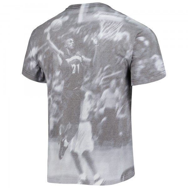 Футболка Kevin Garnett Minnesota Timberwolves Mitchell & Ness Above The Rim - Heather Gray
