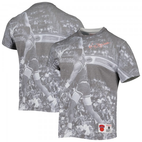 Футболка Kenny Walker New York Knicks Mitchell & Ness Above The Rim - Heather Gray