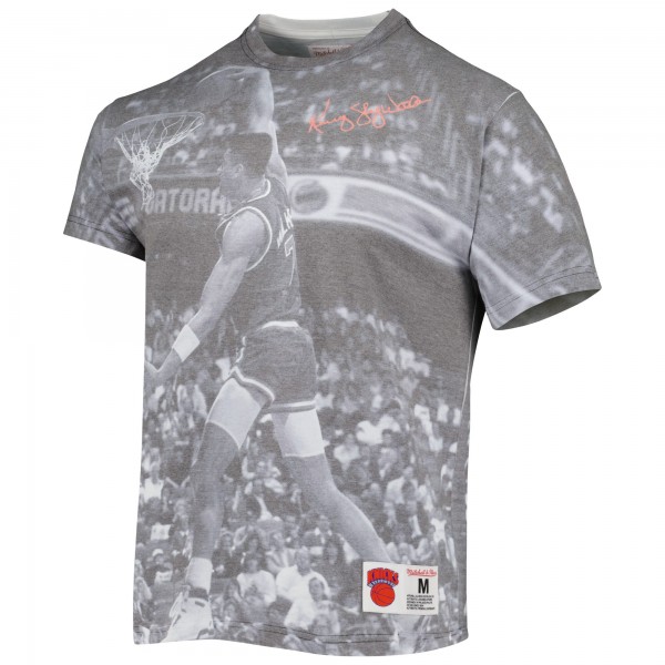 Футболка Kenny Walker New York Knicks Mitchell & Ness Above The Rim - Heather Gray