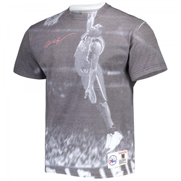 Футболка Allen Iverson Philadelphia 76ers Mitchell & Ness Above The Rim - Heather Gray