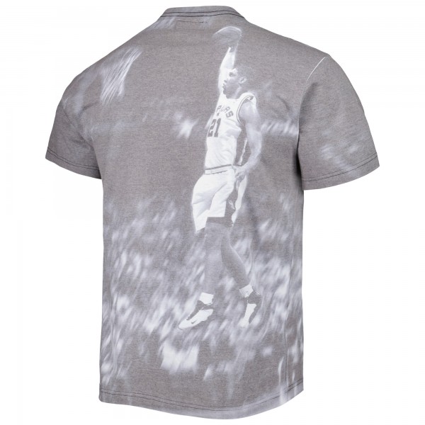 Футболка Tim Duncan San Antonio Spurs Mitchell & Ness Above The Rim - Heather Gray