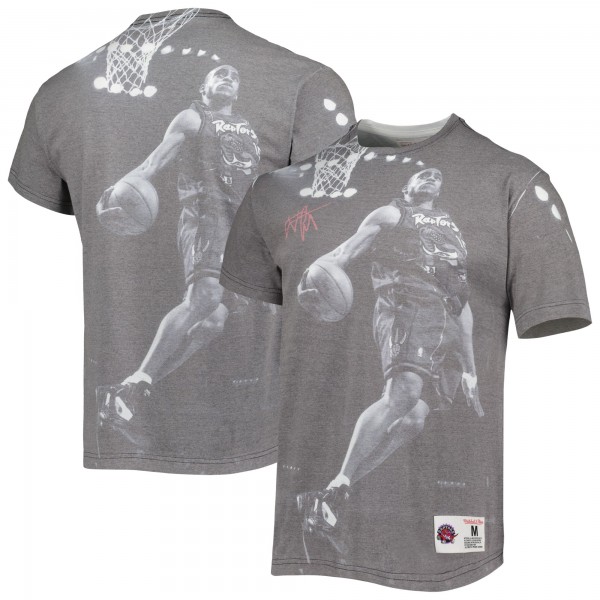 Футболка Vince Carter Toronto Raptors Mitchell & Ness Above The Rim - Heather Gray