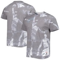 Футболка Karl Malone Utah Jazz Mitchell & Ness Above The Rim - Heather Gray