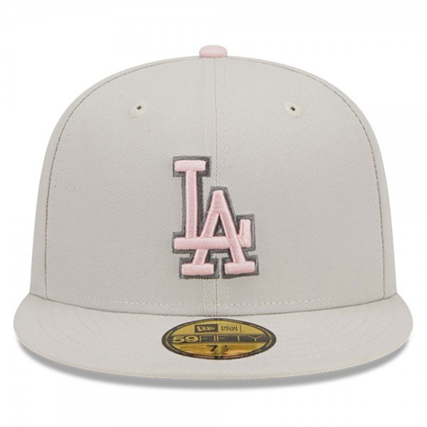 Бейсболка Los Angeles Dodgers New Era 2023 Mothers Day On-Field 59FIFTY - Khaki