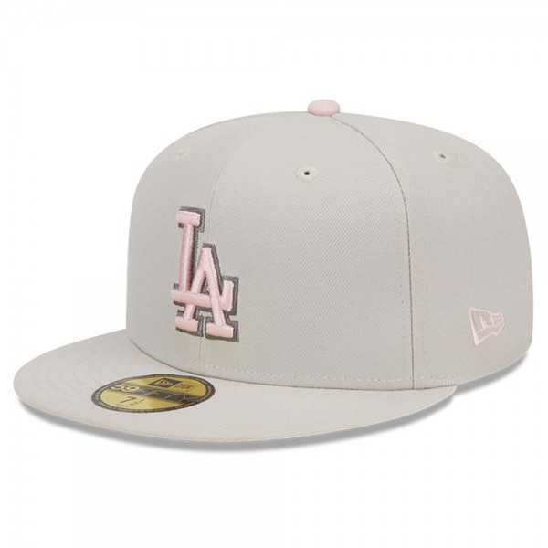 Бейсболка Los Angeles Dodgers New Era 2023 Mothers Day On-Field 59FIFTY - Khaki