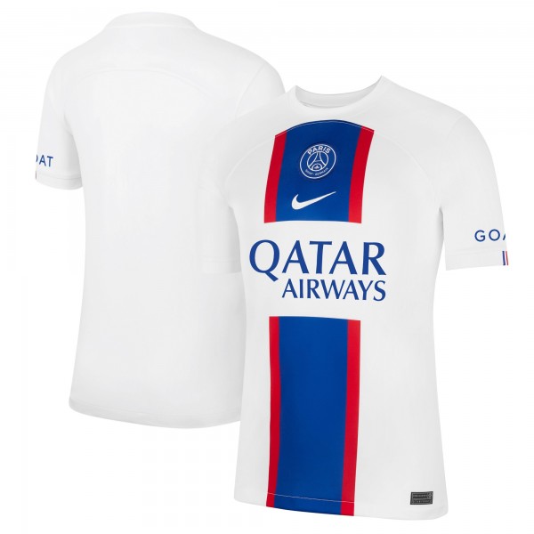 Игровая джерси Paris Saint-Germain Nike 2022/23 Third Breathe Stadium Replica Blank - White