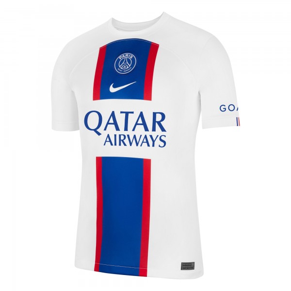 Игровая джерси Paris Saint-Germain Nike 2022/23 Third Breathe Stadium Replica Blank - White