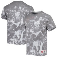 Футболка Dominique Wilkins Atlanta Hawks Mitchell & Ness Above The Rim - Heather Gray