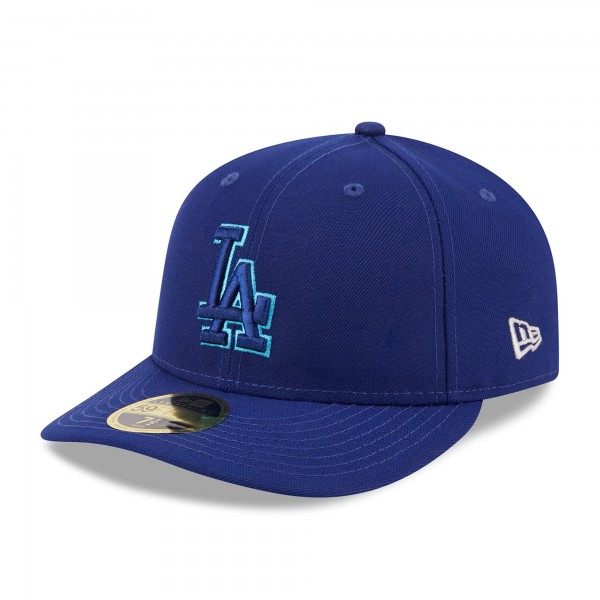 Бейсболка Los Angeles Dodgers New Era 2023 MLB Fathers Day Low Profile 59FIFTY - Royal