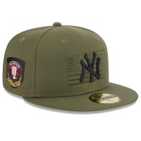 Бейсболка New York Yankees New Era 2023 Armed Forces Day On-Field 59FIFTY - Green