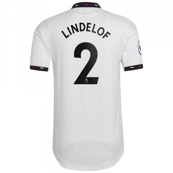 Игровая форма  Victor Lindelof Manchester United adidas 2022/23 Away Authentic Player - White