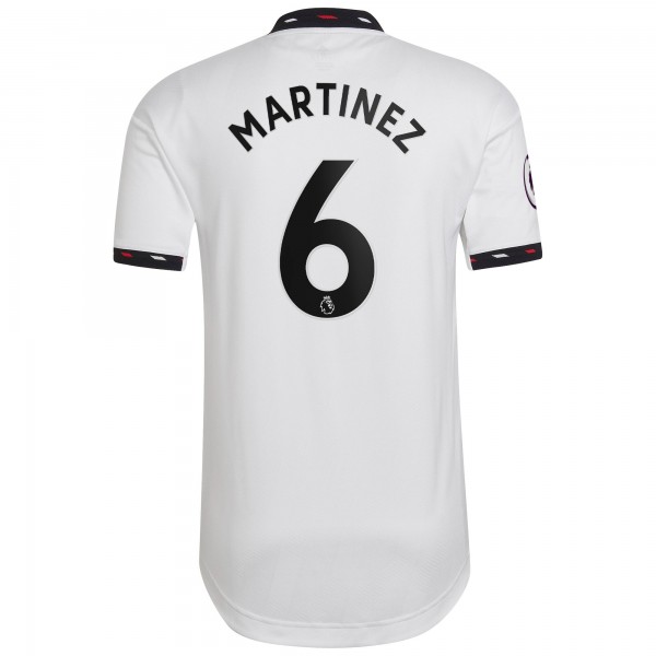 Игровая форма  Lisandro Martínez Manchester United adidas 2022/23 Away Authentic Player - White
