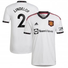 Игровая форма  Victor Lindelof Manchester United adidas 2022/23 Away Replica Player - White