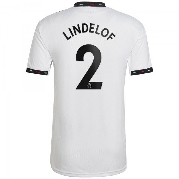 Игровая форма  Victor Lindelof Manchester United adidas 2022/23 Away Replica Player - White