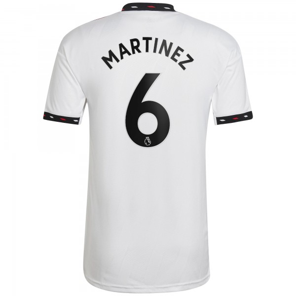 Игровая форма  Lisandro Martínez Manchester United adidas 2022/23 Away Replica Player - White