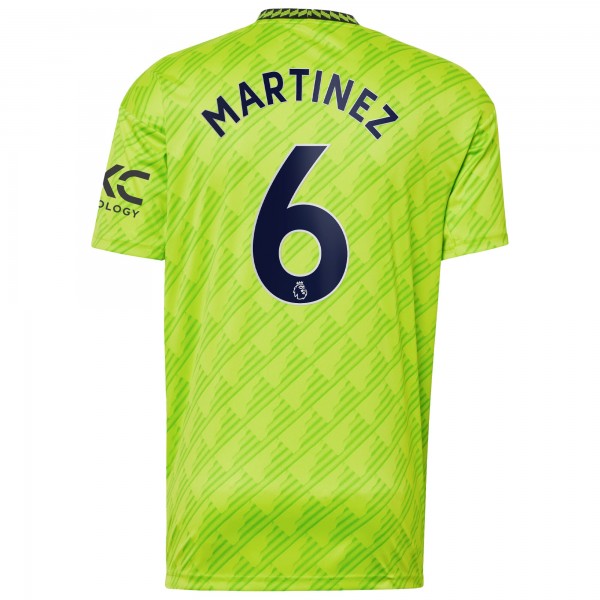 Игровая форма  Lisandro Martínez Manchester United adidas 2022/23 Third Replica Player - Neon Green