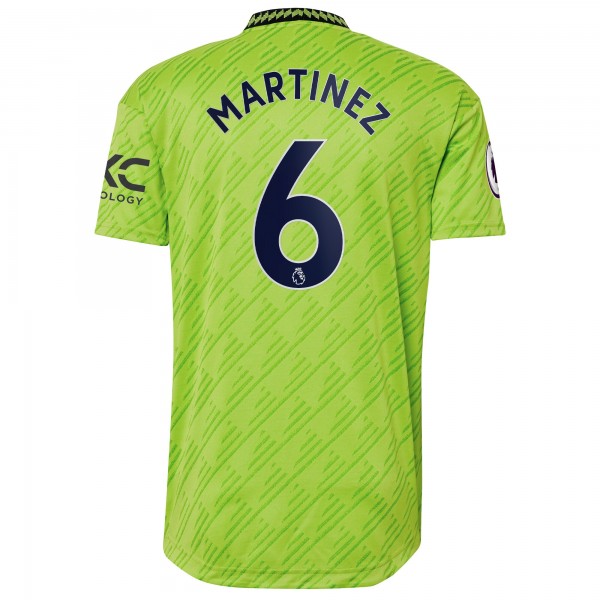 Игровая форма  Lisandro Martínez Manchester United adidas 2022/23 Third Authentic Player - Neon Green